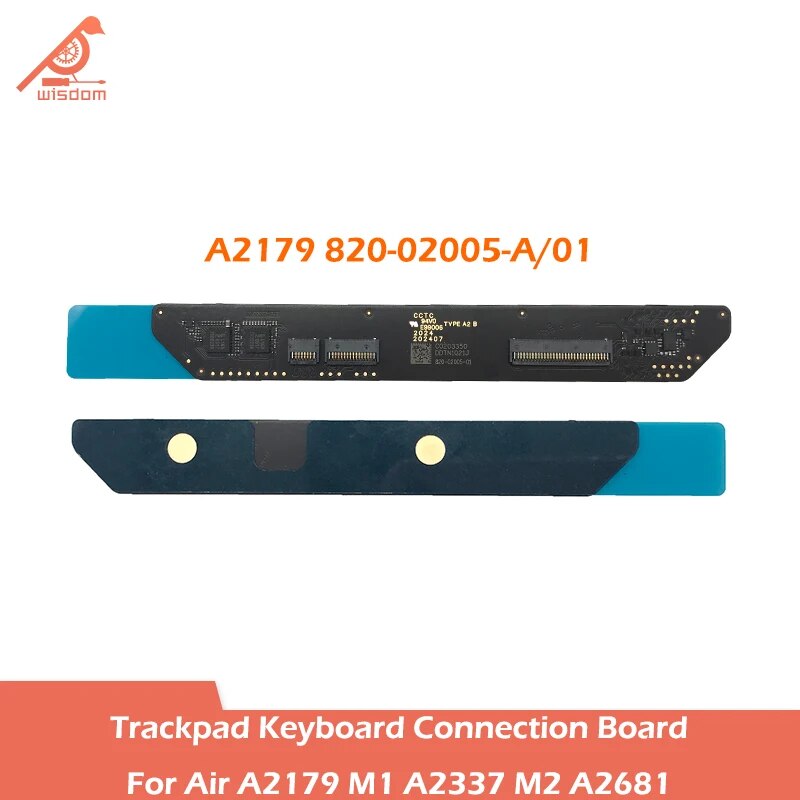 M1 M2 Laptop A2179 A2337 A2681 Touchpad Trackpad Keyboard Connection Board For Macbook Air 13 inch EMC 3302 EMC 3598 EMC 4074